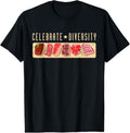 100% Cotton Celebrate Diversity Meat Eater Shirt BBQ Grill Steak