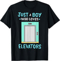 100% Cotton Elevator Just Boy Who Loves Elevators