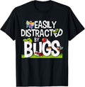 100% Cotton Funny Bug Insects Easily Distracted