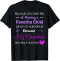 100% Cotton My Grand Are My Favorite Funny Grandma