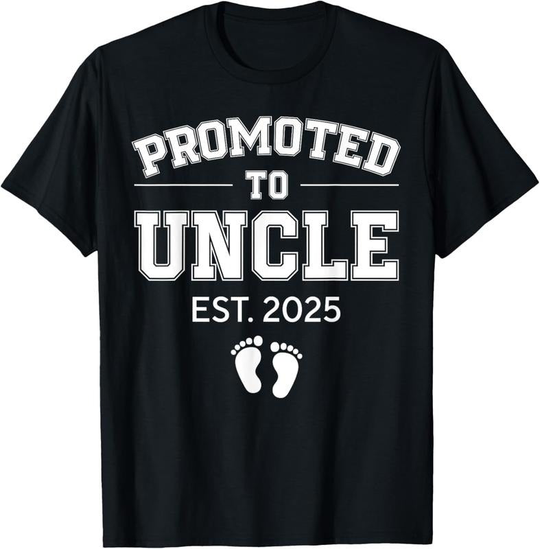 100% Cotton Promoted Uncle Est 2025 Uncle Be 1St Time Uncle