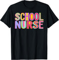 100% Cotton Retro School Nurse Nursing Groovy Nurse Retro Pink Nurse