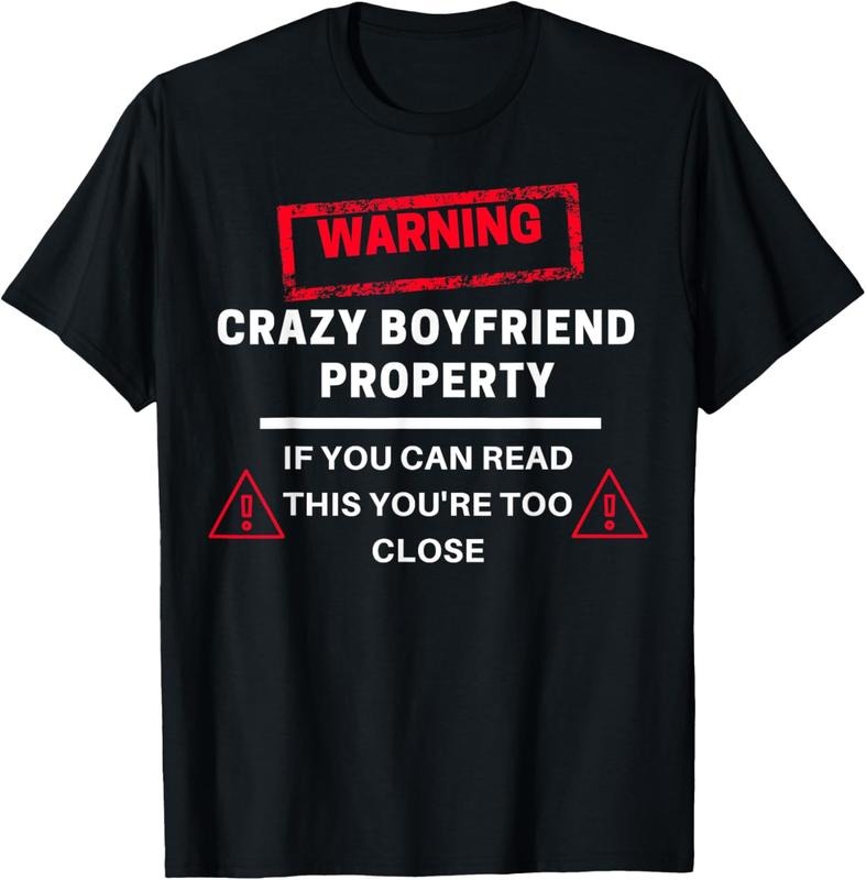 100% Cotton Sorry I'M Taken Taken Crazy Boyfriend Girlfriend