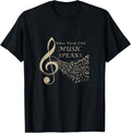 100% Cotton Where Words Fail Music Speaks Musical Music Notes