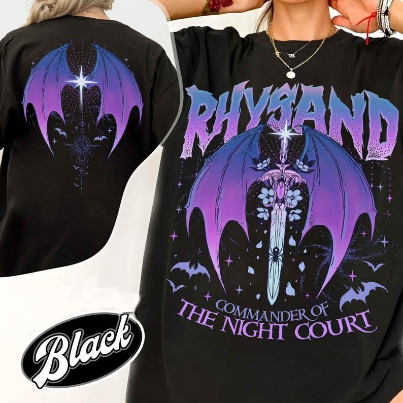 2 Slides Acotar Shirt Cassian Velaris City Starlight Acotar Shirt Night Court Court Dreams Cassian Booklover Shirt