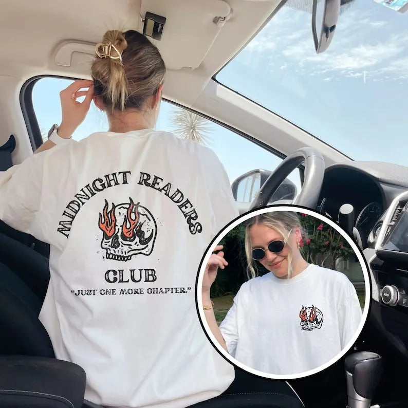 2 Slides Midnight Reader'S Club . Book Shirt. Book Shirt. . Cool Book Shirt. Halloween Book. Born Read Shirt