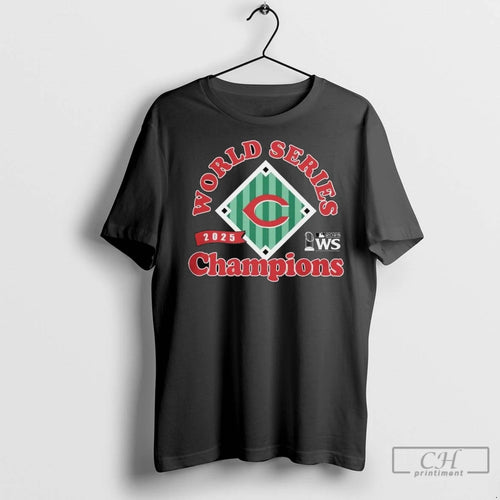 2025 World Series Champions Ws Mlb Trophy Cincinnati Reds Long Sleve T Shirts