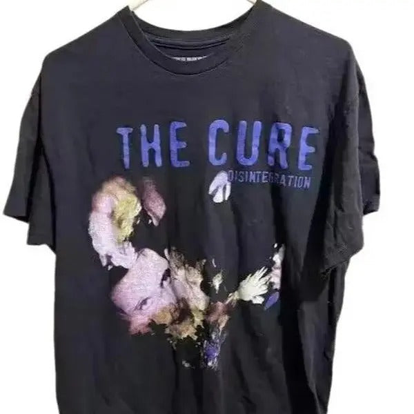 80s Cure Band Shirt Cure Black Fan Creed Black