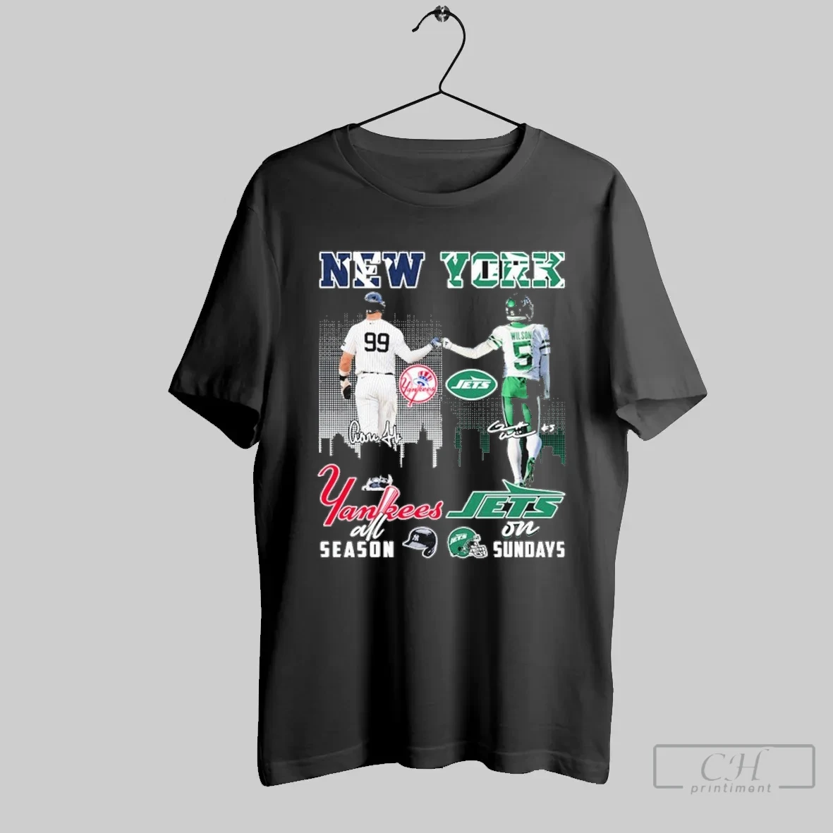Aaron Judge X Garrett Wilson New York Yankees All Season New York Jets On Sundays