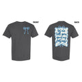 About My Jesus Blue Floral Comfort Colors 'NLB'