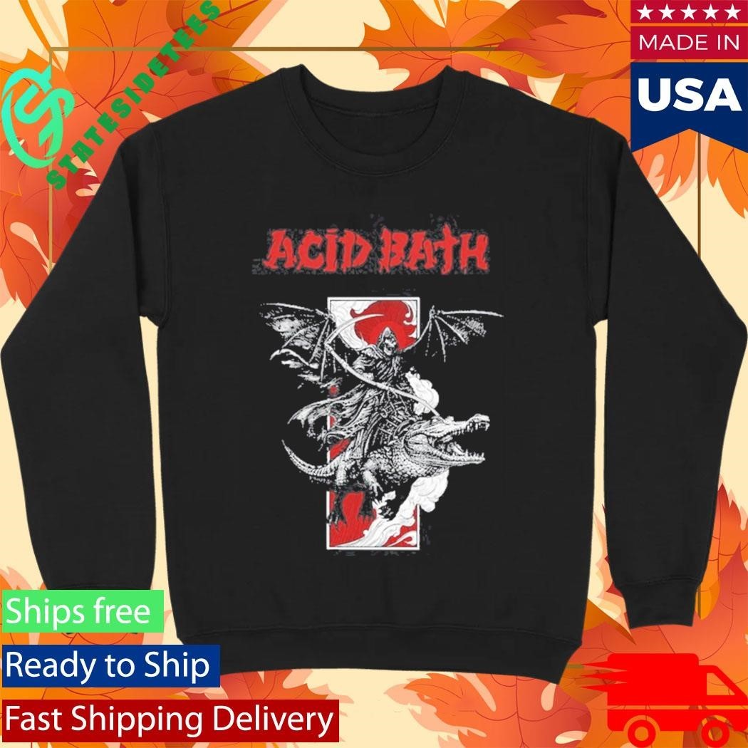 Acid Bath Alligator Wall Shirt Unisex , , , Long Sleeve Tee