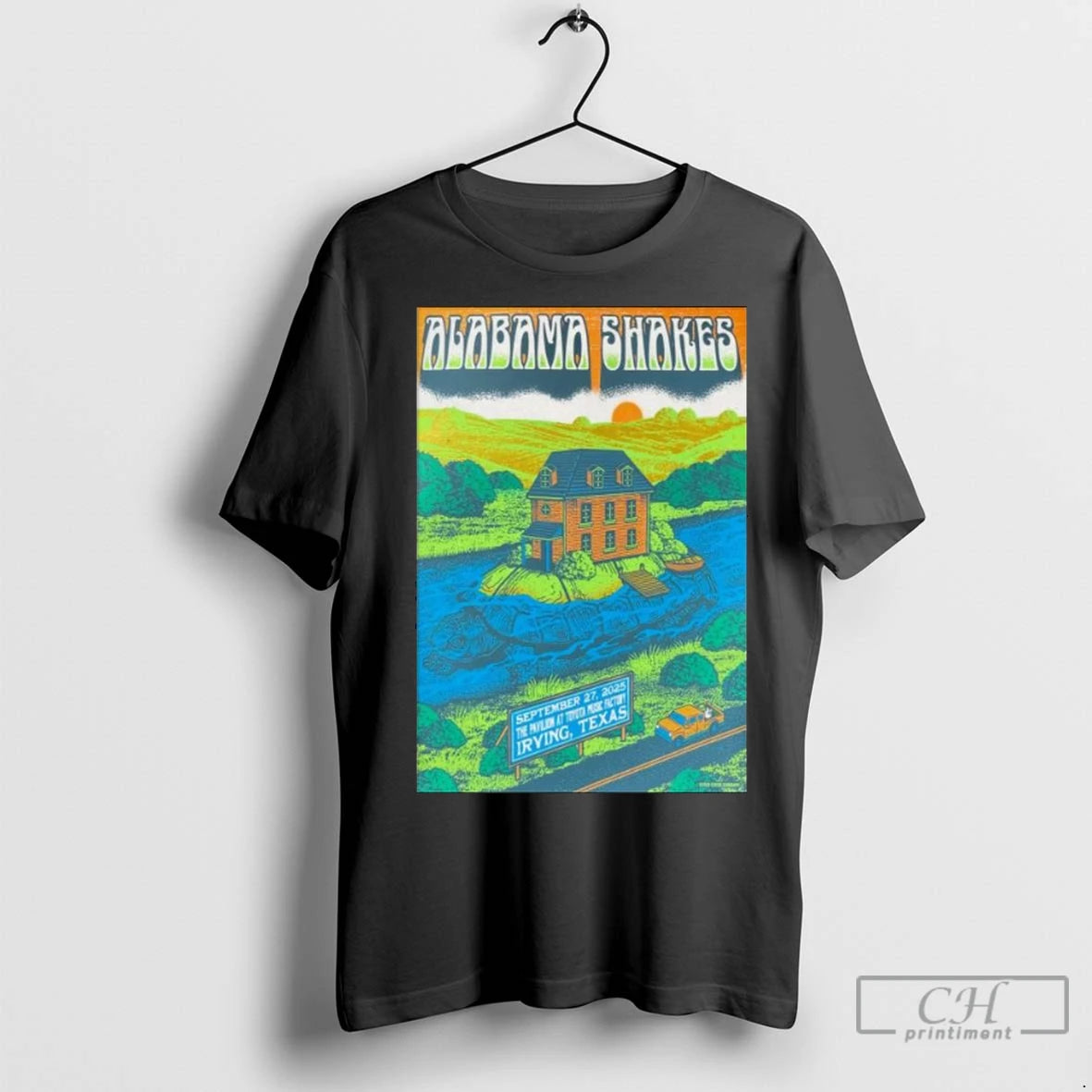 Alabama Shakes Toyota Music Factory Irving Tx September 27 2025 Long Sleve T Shirts