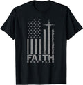 America Pride US Flag Faith Over Fear Prayer Cotton