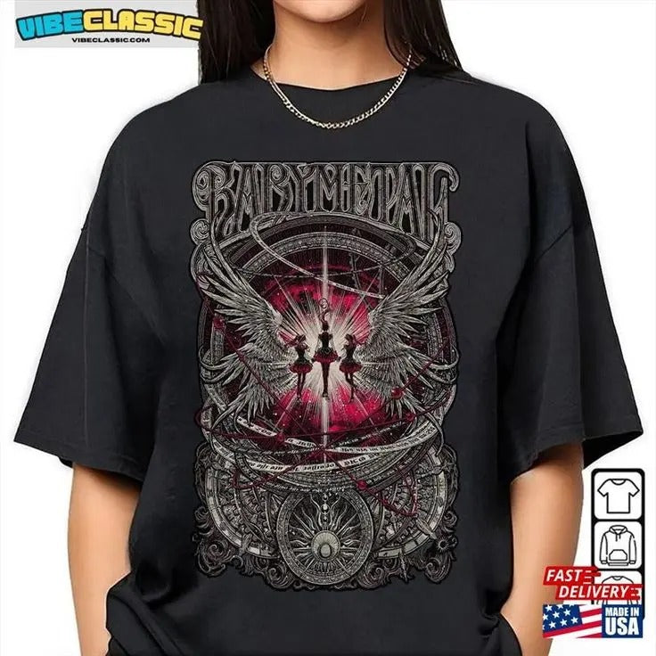 Babymetal Us Tour 2023 Shirt Babyklok 3 Music Fan T Sh