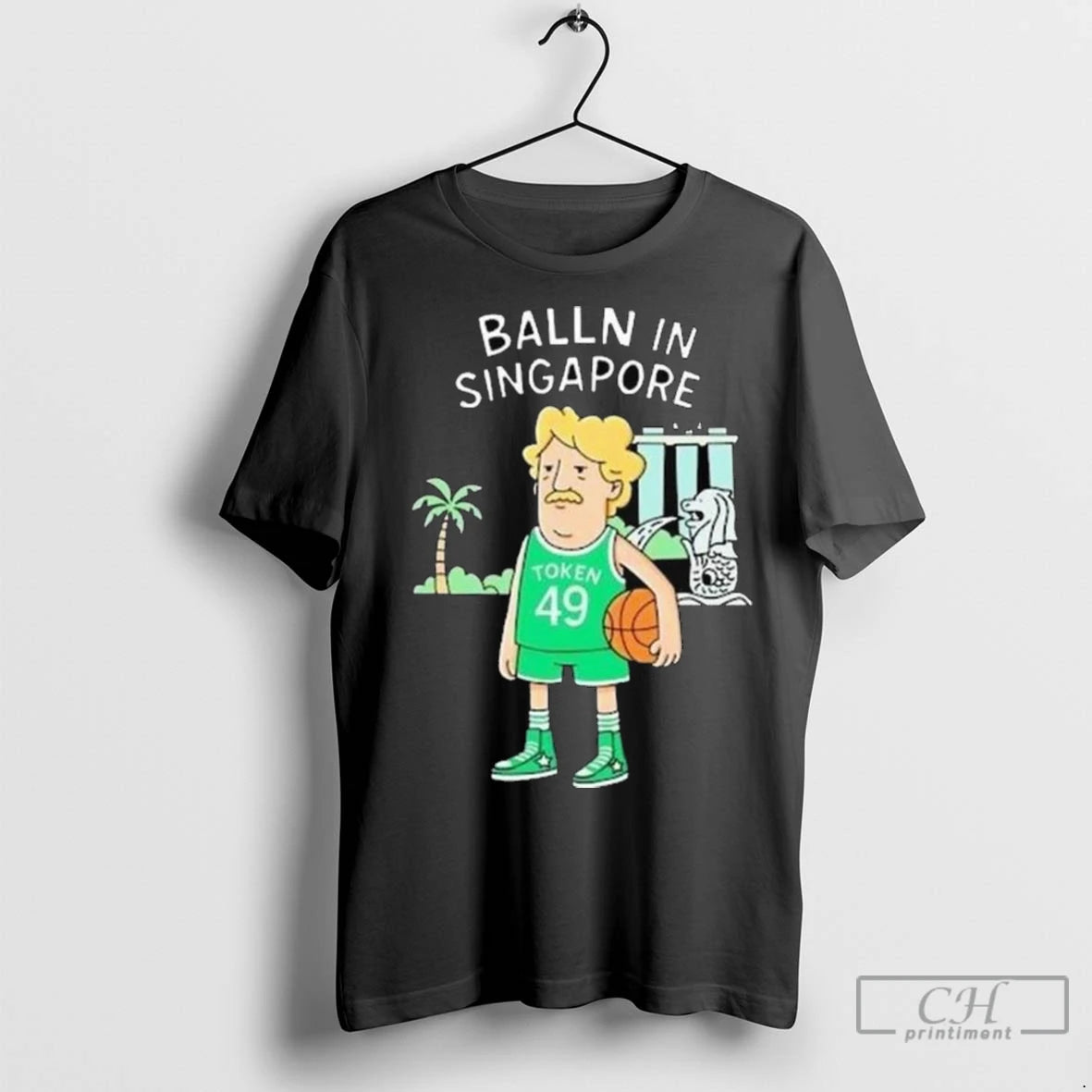 Balln In Singapore Token Basketball Long Sleve T Shirts