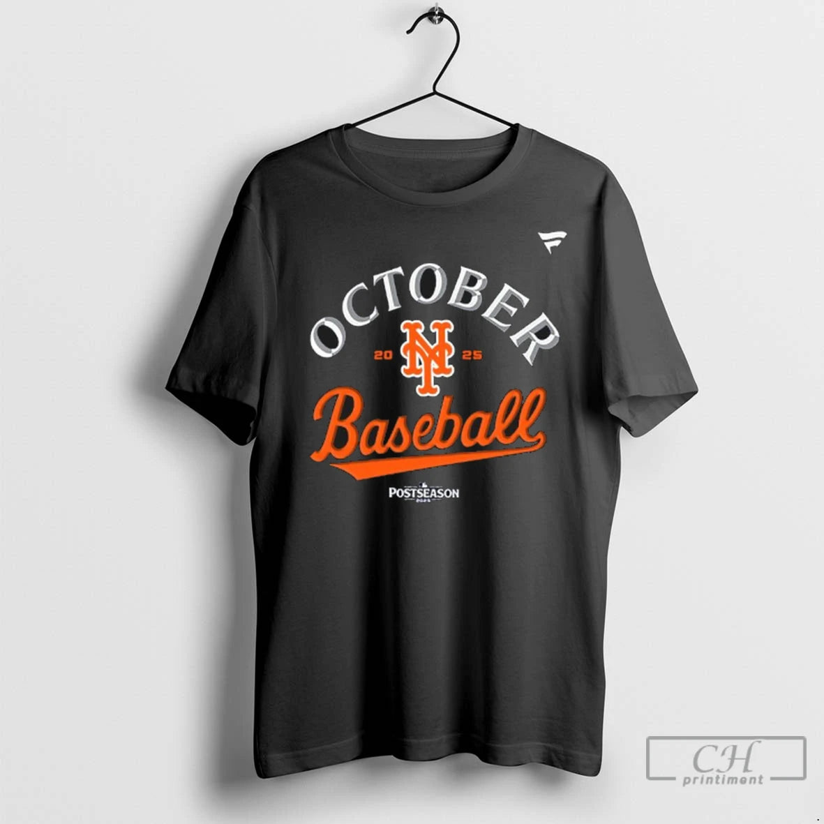 Baseball October New York Mets 2025 Mlb Postseason T Shirts
