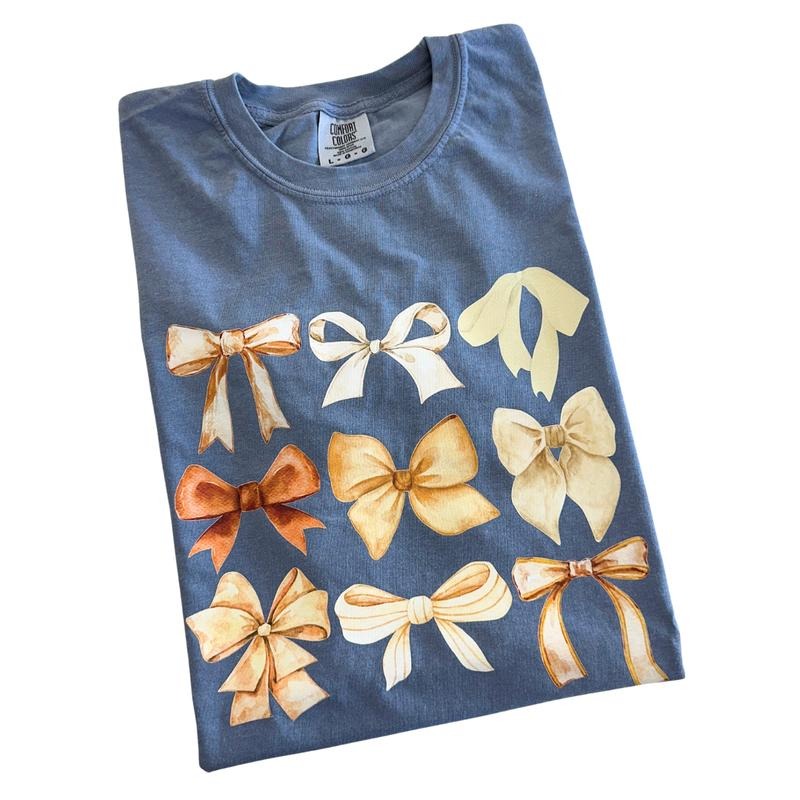 Beige Bow Collage Comfort Colors