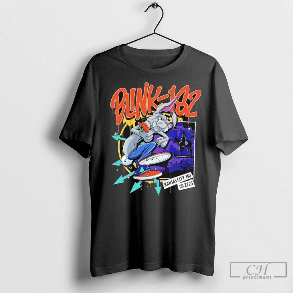 Blink 182 Kansas City Missouri Venue At T Mobile Center On September 27 2025 Bunny