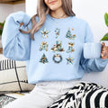Blue Cozy Season Winter Snow Shirt Trees Shirt