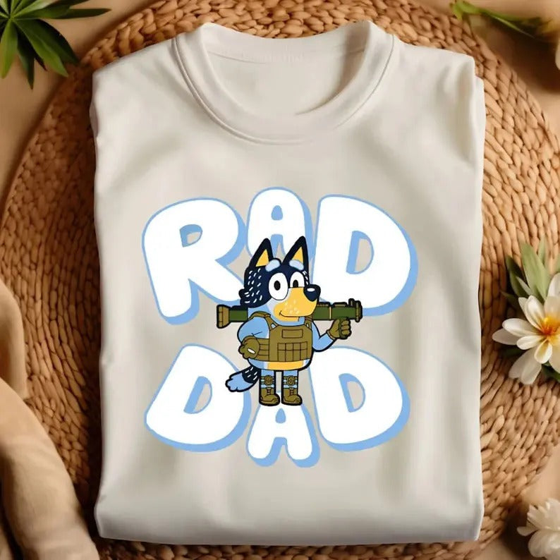Bluey Rad Dad Shirt Bluey Bingo Family Bluey Bandit Rad Dad Shirt Bluey Dad Bluey Family Shirt Cool Dad Club Shirt Dad Bluey Shirt Bluey Dad Shirt Dad Bluey Shirt Rad Dad Shirtstyle{N002}2