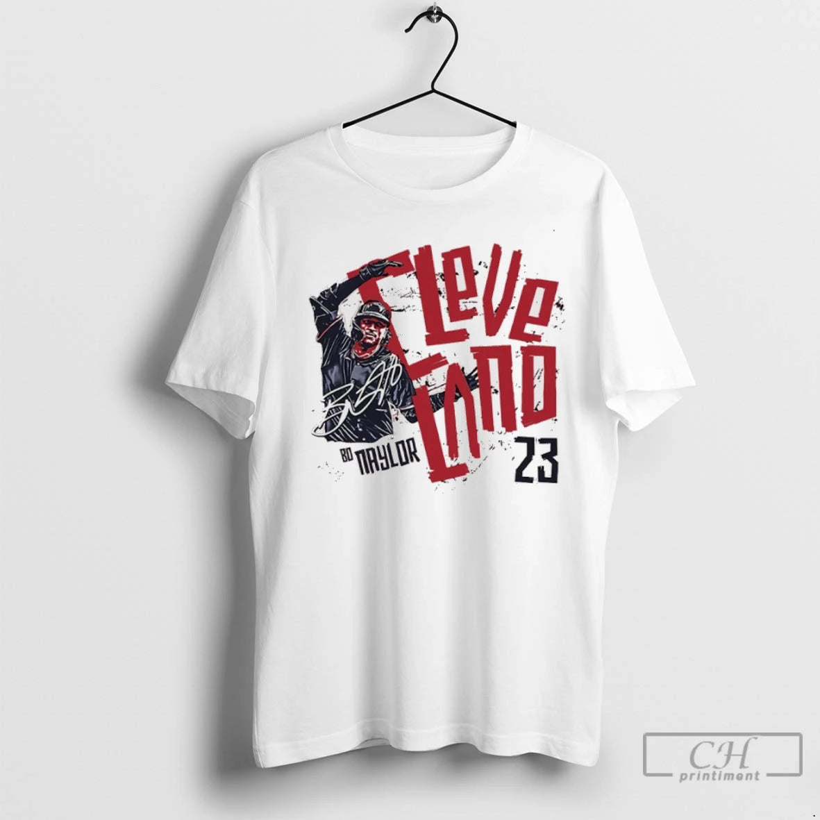 Bo Naylor For The Cleveland Guardians Signature T Shirts