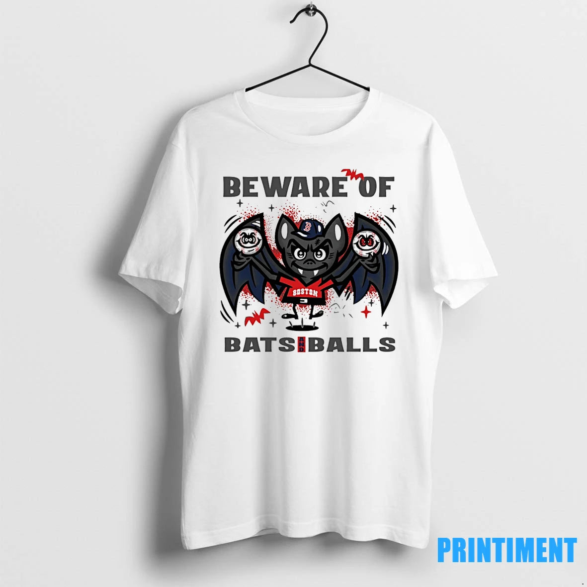 Boston Red Sox Beware Of Bats And Balls October Halloween Tshirts Sweater
