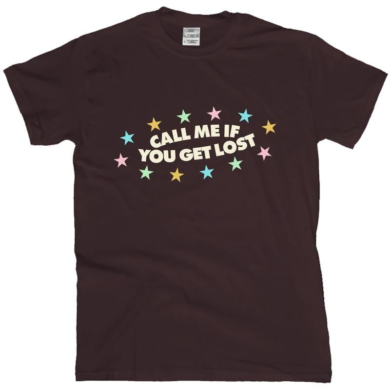 Call Me If You Get Lost Shirt Vintage Rapper Fans Menswear Top