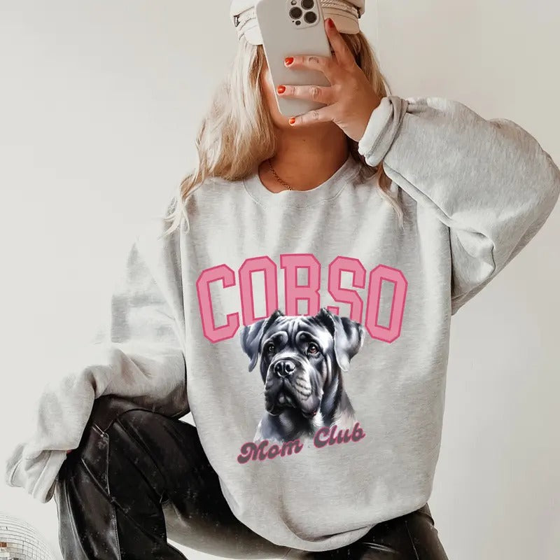 Cane Corso Mom Club ~ Relaxed Fit Printed USA Womenswear Casual Comfortable