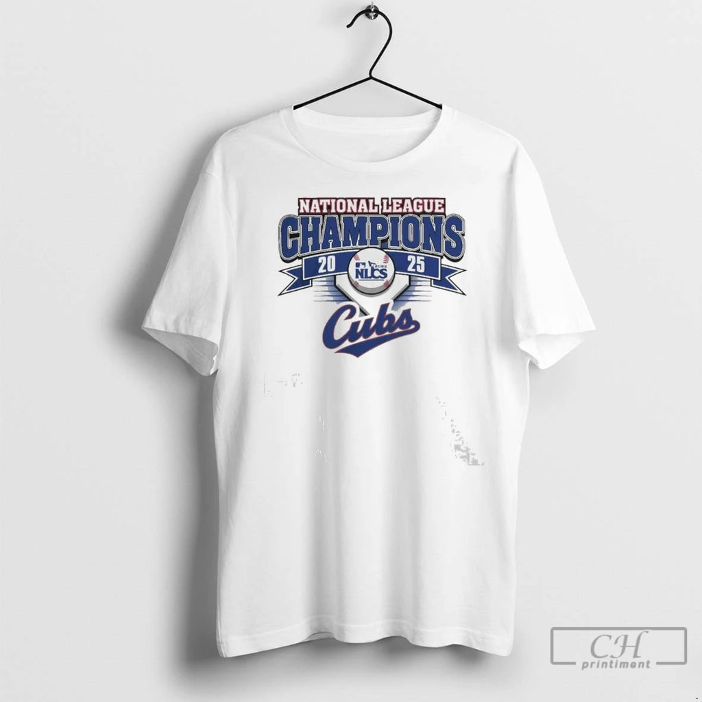 Chicago Cubs 2025 National League Champions Champions T Shirts