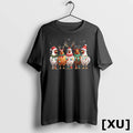 Christmas Lights Chicken Santa Funny Xmas Tree Tshirts Sweater