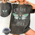 Cicada Reunion Summer 2024 Comfort Colors Shirt Cicada Concert Cicada Invasion Nature Lover Insect Cicada Broods Xiii & Xix