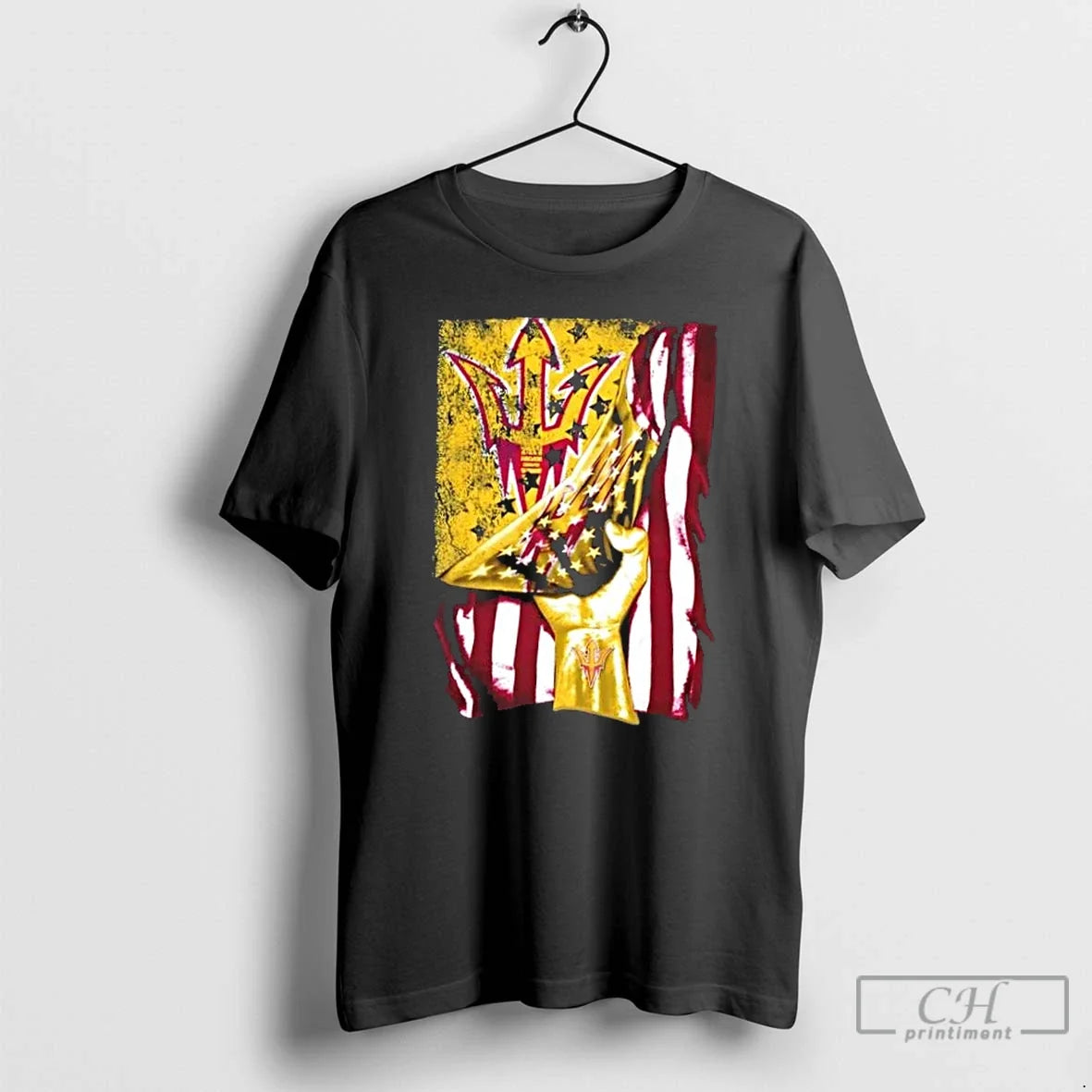 Classic Revealing Glory Arizona State Sun Devils X Usa Flag