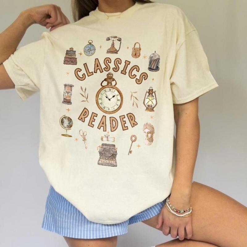 Classics Book Reader Book Lover Shirt & Booktok Reading Bookish Bookworm Reader Bookstagram Book Club