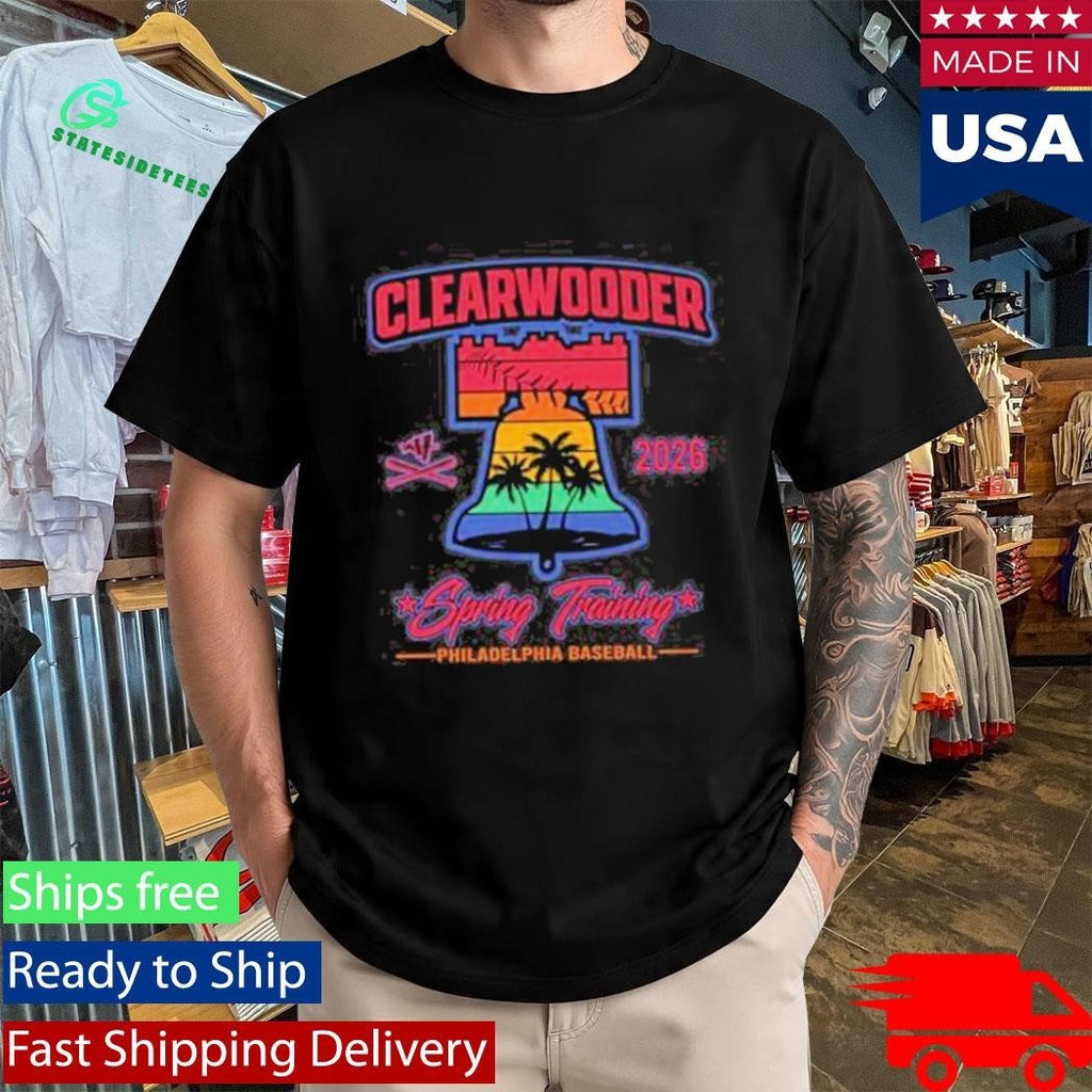 Clearwooder Spring Training Philadelphia Baseball 2026 Shirt Unisex , , , Long Sleeve Tee