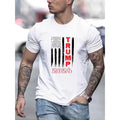 Comfortable Breathable Crew Neck Trump 2024 Printed Creative Top Casual Short Sleeved Crew Neck Summer Outdoor Made USA