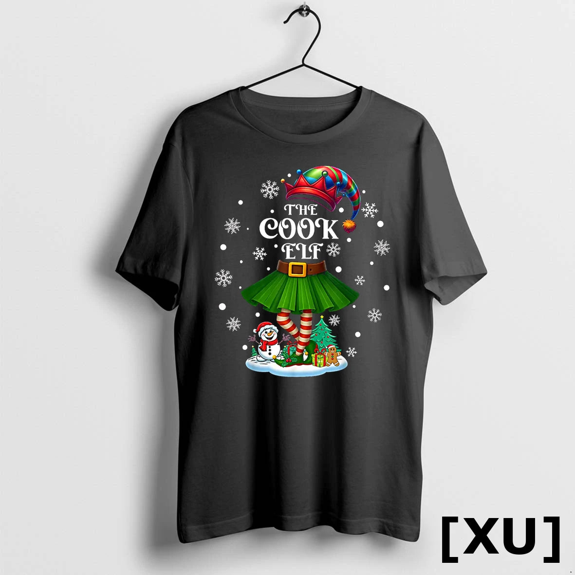 Cook Elf Squad Xmas Women Girls Mom Christmas Family Tshirts Sweater