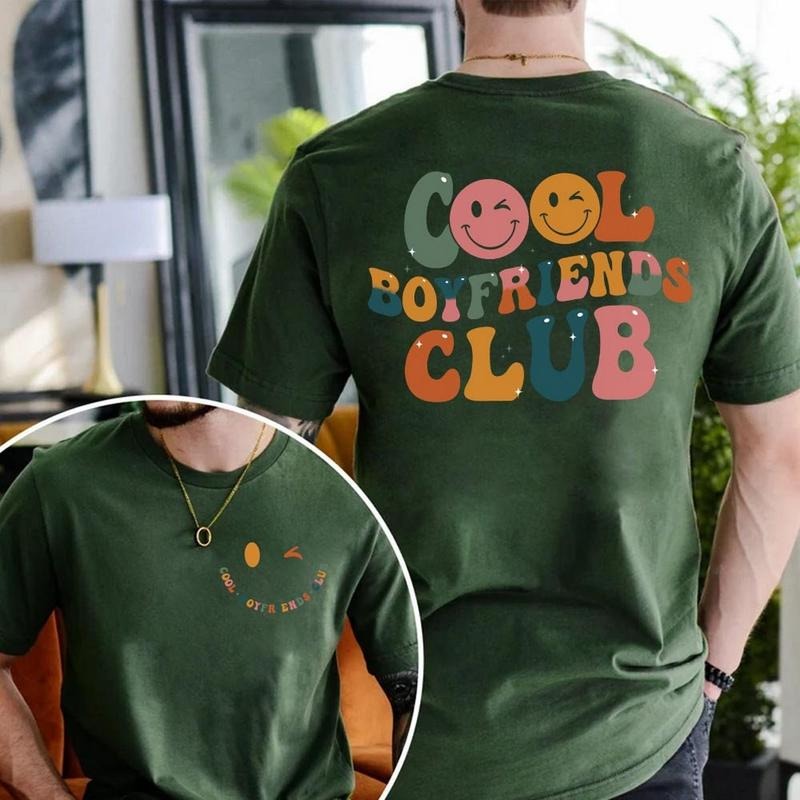 Cool Boyfriends Club Boyfriend Shirt Valentine Boyfriend Shirt Him Lover