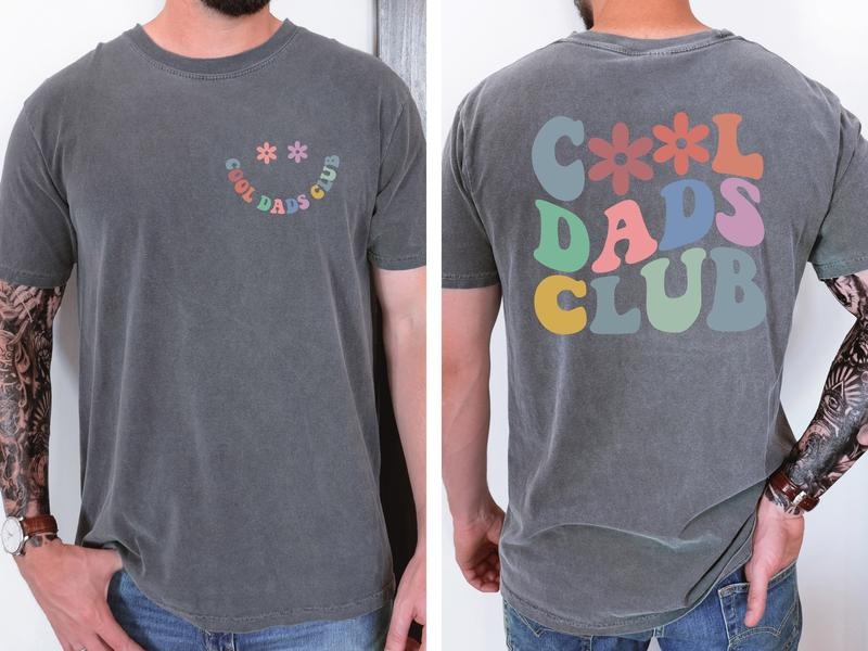 Cool Dads Club Shirt Dad Funny Dad Shirt Dad Cute Dad Best Dad Him Dad Shirt