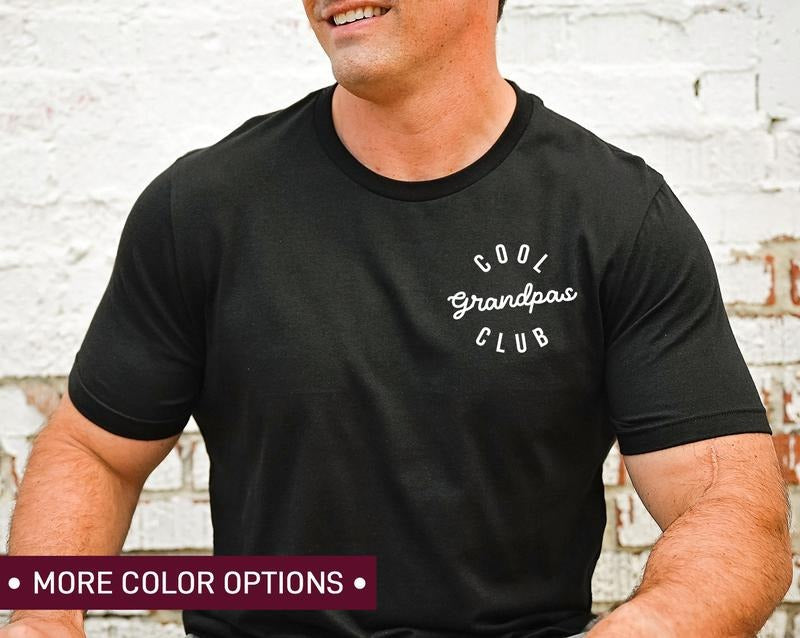 Cool Grandpas Club Shirt Shirt Best Grandpa Shirt Cool Grandpa Shirt Gramps Shirt Grandkids Grandfather Shirt