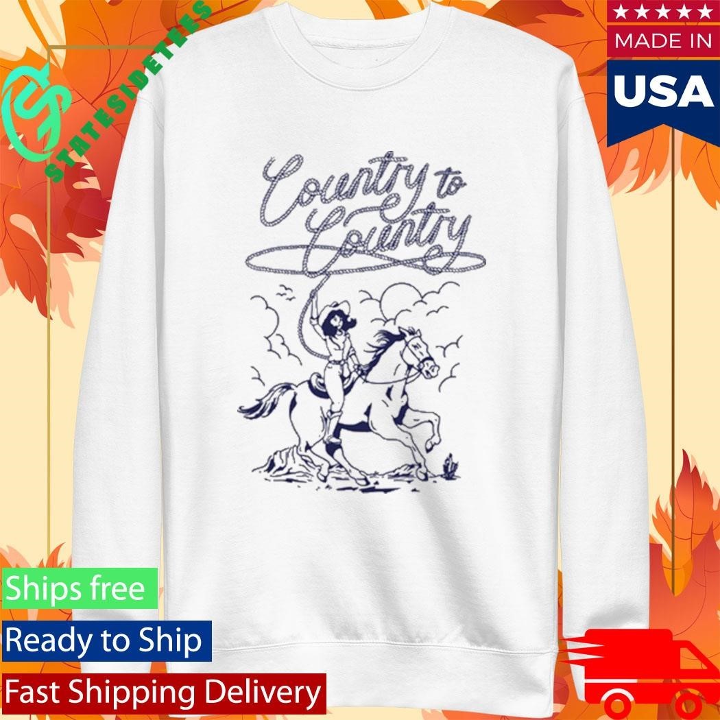 Country To Country 2026 Tour Rodeo Rider Shirt Unisex , , , Long Sleeve Tee