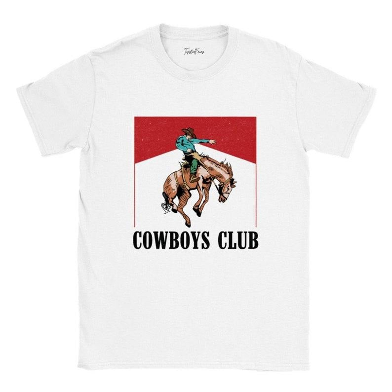Cowboys Club! Classic Cowboy Marlboro Rodeo 90s Boy Friend Vintage Cotton Shirt