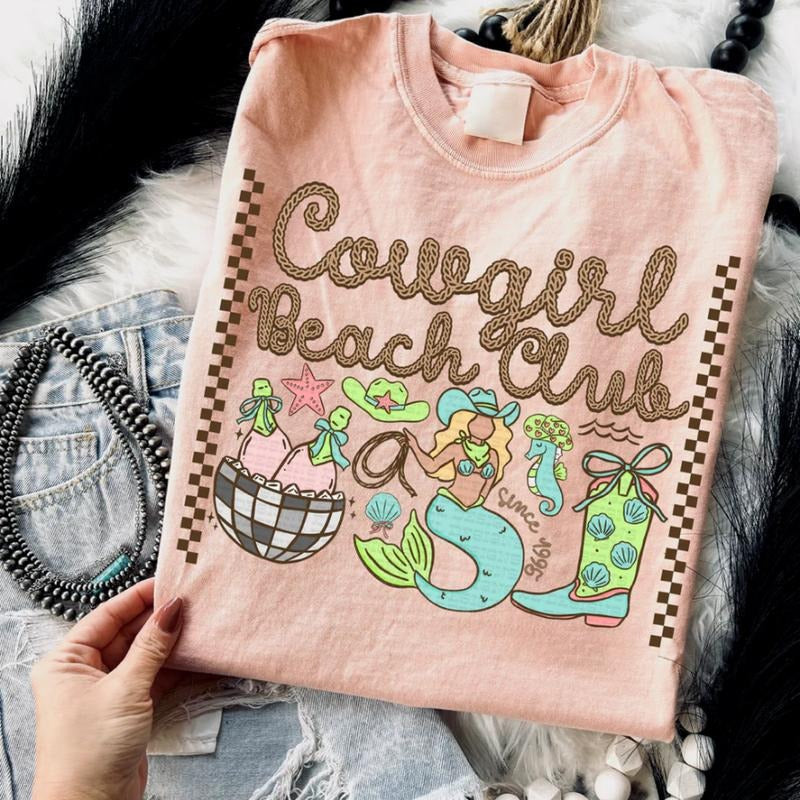 Cowgirl Beach Club Collage Vintage Western Outfits Cowgirl Outfits Western Stuff Tops Country Concert Outfits Western Tops Clothes Country Girl Stuff