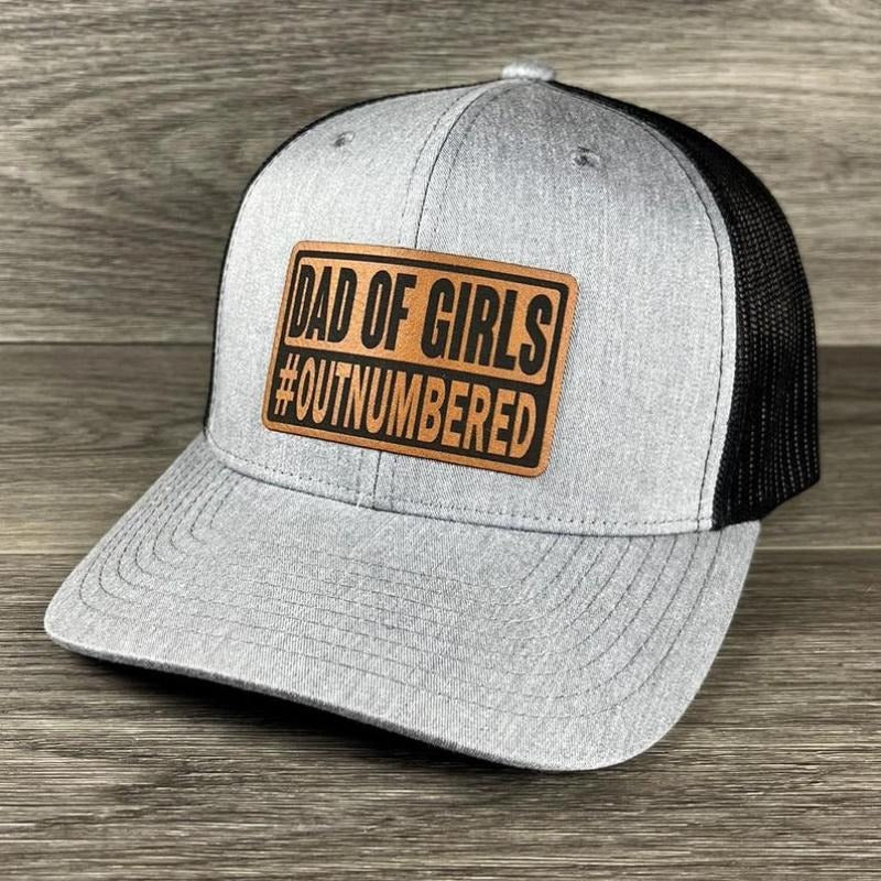 Dad #Outnumbered Patch Hatstyle{N002}2