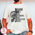 Dad Shirt Christian Shirt Man God Shirt Bible Verse Shirt Jesus Shirt Dad Lion Shirt Father Shirt Christian Cross Shirt Dad Shirt Christian Dad