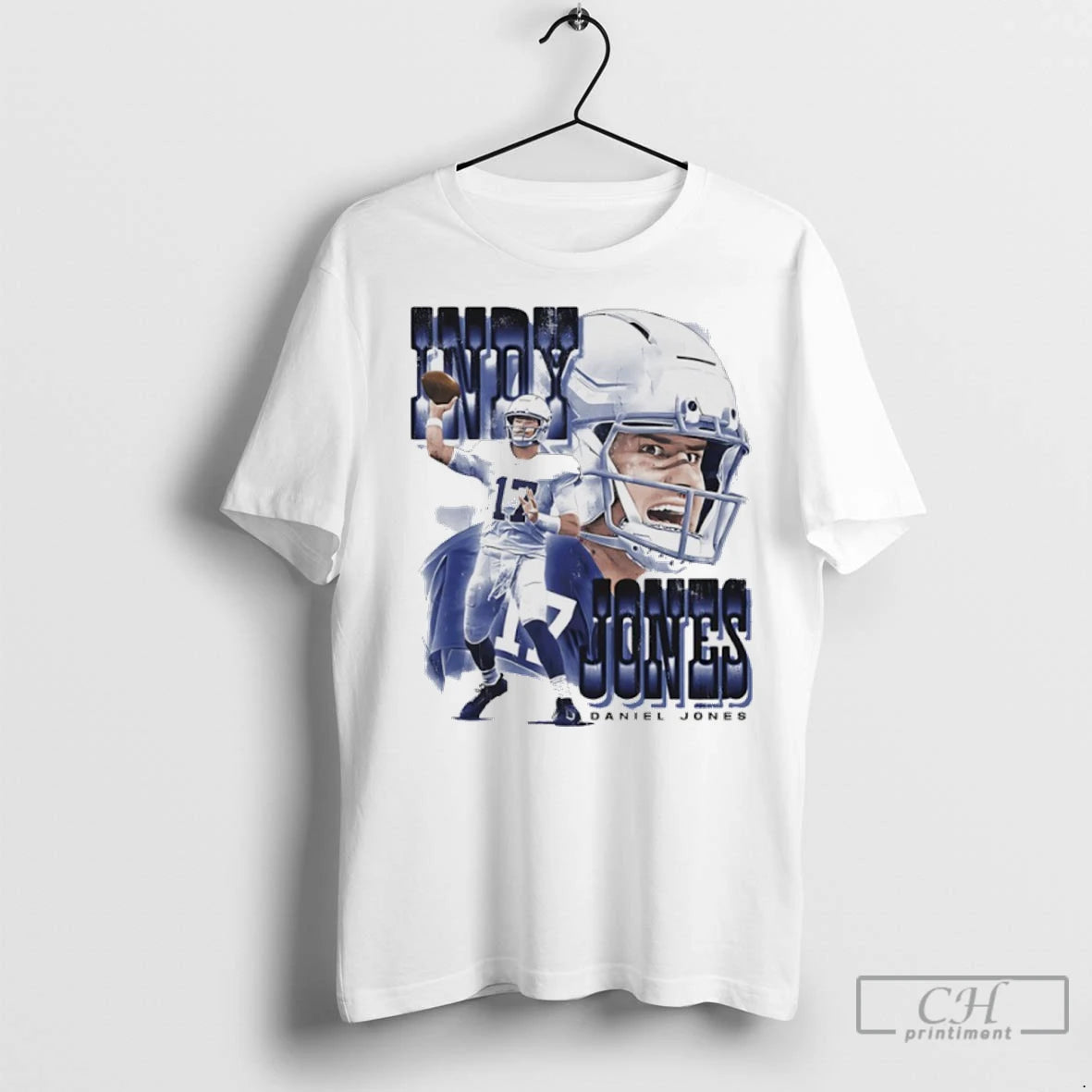 Daniel Jones Indianapolis Indy Jones Graphic Vintage T Shirts