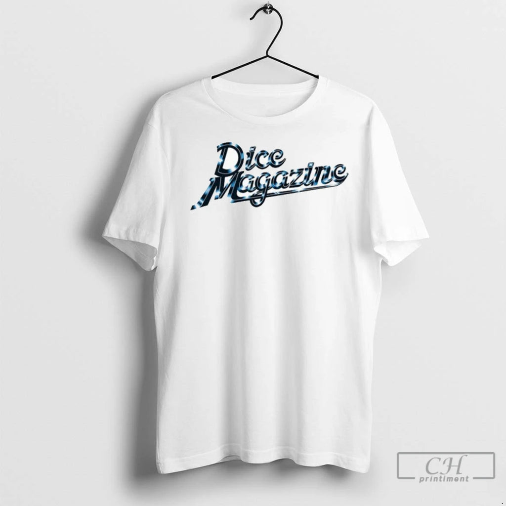 Dice Magazine Chrome Logo T Shirts