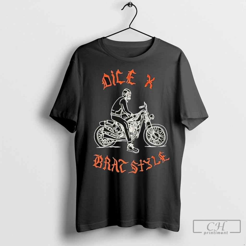 Dice Magazine X Brat Style Motor T Shirts