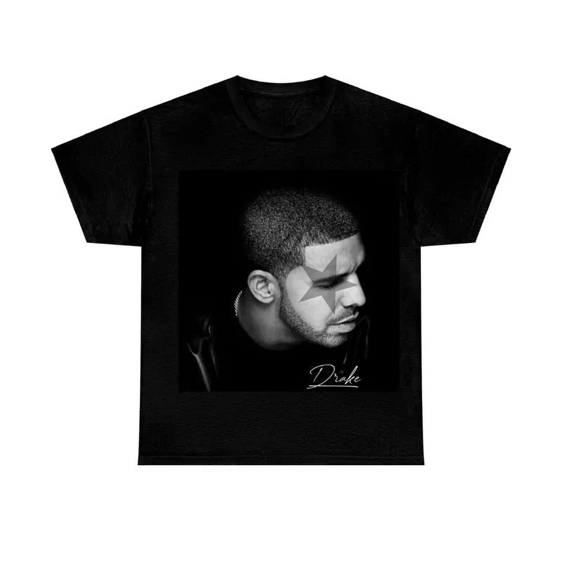 Drake Black Star Concert Rap Hip Hop Shirt