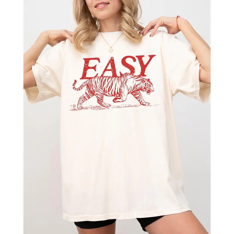 Easy Tiger Festival Summer Vintage Retro Shirt Comfort Color