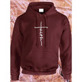Faith Jesus Christian Vertical Cross Christianity Faith Religion Church Religious Faith Jumper